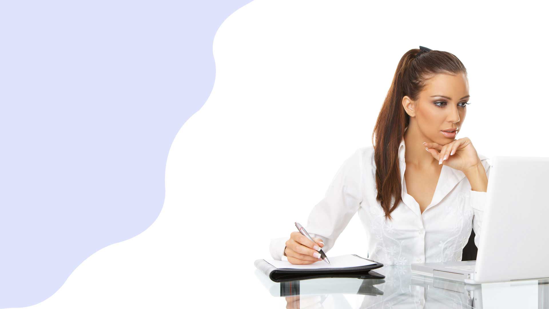 Insurance agent meeting with clients