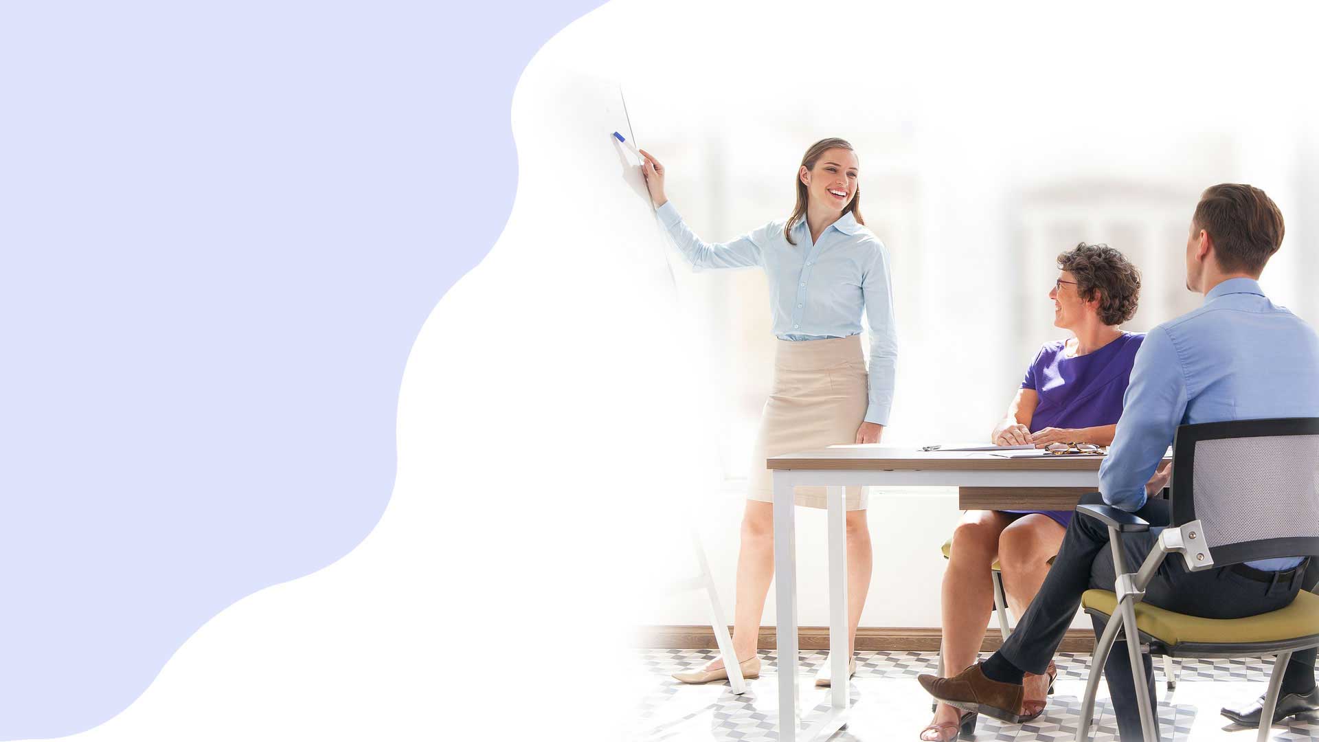 Insurance advisors analyzing policies